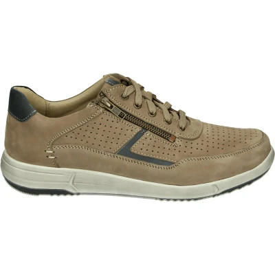 Afbeelding van Josef Seibel Enrico Sneakers laag, Heren, Maat: 45, Sand kombi Leer