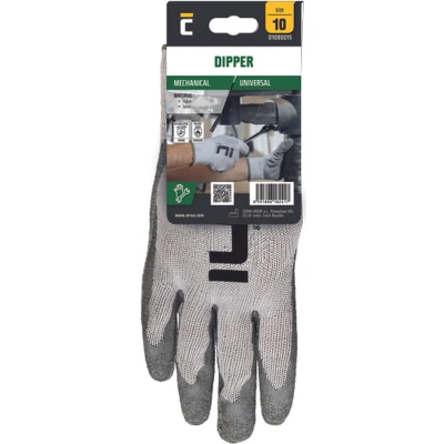 Afbeelding van Cerva DIPPER handschoen blister 01080015BN 12 stuks Grijs 9
