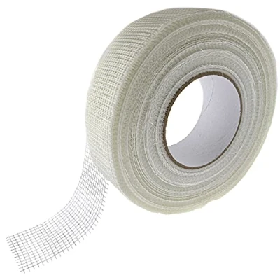Afbeelding van SeKi Roosterband 48 mm x 90 meter zelfklevend, glasvezelweefseltape, voegband voor scheuren en gaten; verstevigingsweefsel, wapeningsband gipsplaten, wit