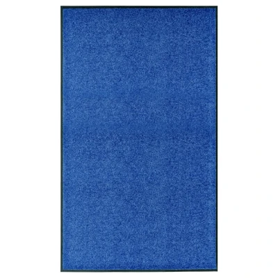 Afbeelding van Deurmat wasbaar 90x150 cm blauw