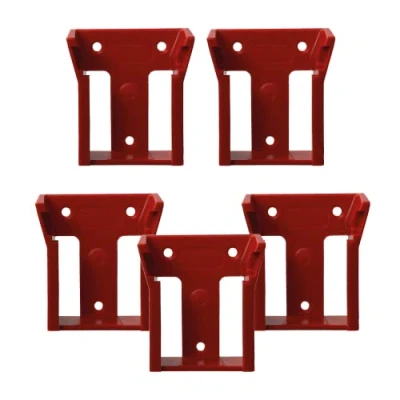 Afbeelding van StealthMounts Battery Mounts for Milwaukee M18v (rood) 5 Pack