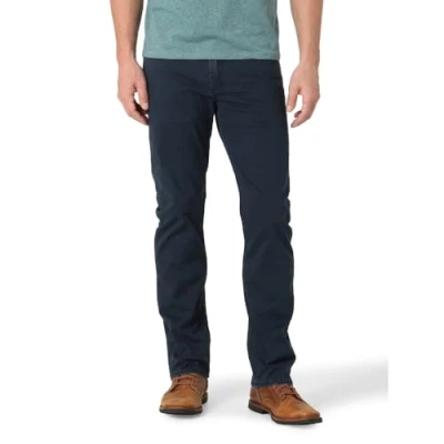 Afbeelding van Wrangler Authentics Heren slim fit straight leg jeans, saffier, donker, 40W / 30L, x 30L