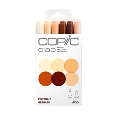 Afbeelding van Copic Marker Ciao Portretkleuren 6 stuks