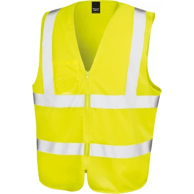 Afbeelding van Result Core Zip ID Safety Tabard R202X Fluorescent Yellow