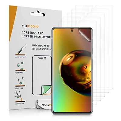Afbeelding van kwmobile 6x screenprotectors geschikt voor Google Pixel 6a beschermende folie smartphone