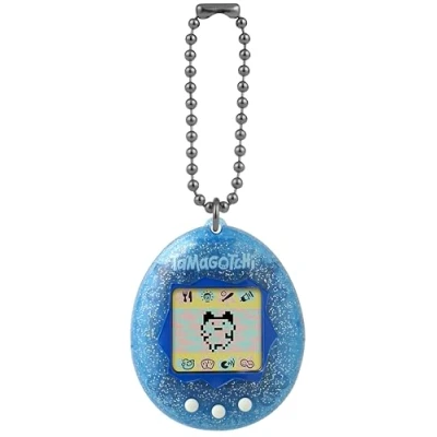 Afbeelding van Bandai Tamagotchi Original Color Collection Blue virtueel elektronisch dier interactief speelgoed in het Italiaans kleur blauw voor kinderen vanaf 8 jaar 46009
