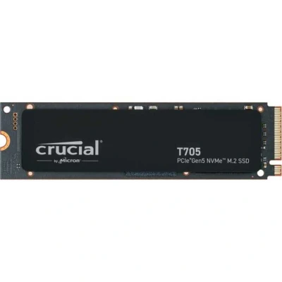 Afbeelding van Interne Gaming SSD CRUCIAAL T705 4TB PCIe Gen5 NVMe M.2 (2024) 3.0 en 4.0 achterwaartse compatibiliteit