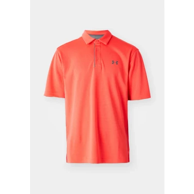 Afbeelding van Under Armour Poloshirt, Heren, Maat: Small, Racer red/pitch gray