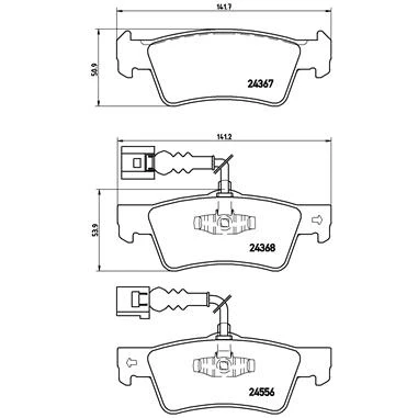 Afbeelding van Brembo Remblokset P 85 068