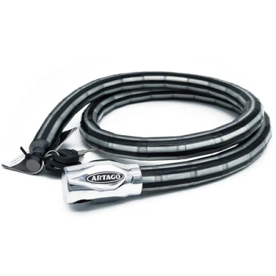 Afbeelding van Artago 5315 Vouwslot Anti diefstal, Maximale Veiligheid, Motorfiets, Scooter, Fiets, 150 cm