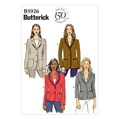 Afbeelding van Butterick BTK 5926 F5 (16 18 20 22 24) B5926 naaipatroon om te naaien, elegant, extravagant, modieus