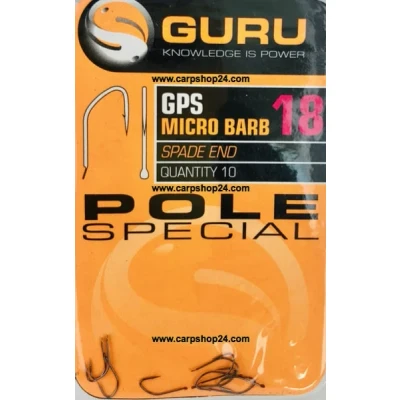 Afbeelding van Guru GPS Micro Barbed Spade End Pole Special (10pcs) Maat : 18