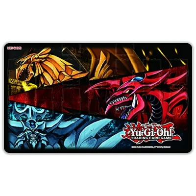 Afbeelding van Yu Gi Oh! Trading Card Game Slifer, Obelisk &amp; Ra speelmat, Duitse editie, meerkleurig
