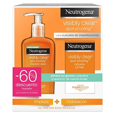 Afbeelding van NEUTROGENA Zichtbaar heldere vlekproeven inpakken (Limpiador + Aceite)
