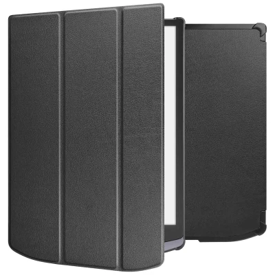Afbeelding van Pocketbook InkPad X Pro Hoes: imoshion Slim Hard Case Sleepcover Bookcase zonder stand Hardcase,Bookcase Zwart Kunstleder E Reader Hoezen