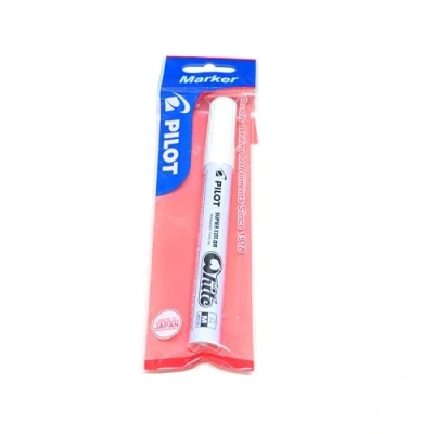 Afbeelding van Viltstift PILOT Super SC W F lakmarker rond wit 1mm