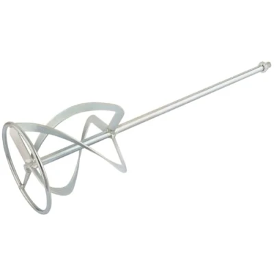 Afbeelding van Draper 16208 M14 Triple Blade Gips Paddle Mixer, 160 mm Lengte x 600 Breedte, Blauw