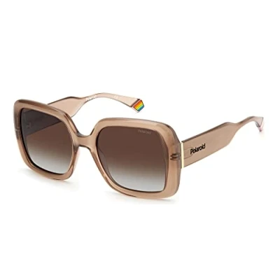 Afbeelding van Polaroid zonnebril PLD 6168/s 10a la beige bruine gradiënt gepolariseerd Sunglasses