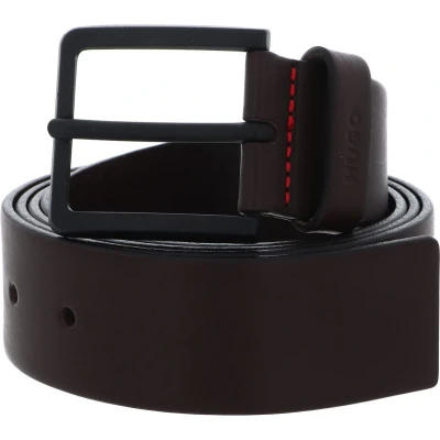 Afbeelding van HUGO Gionios Riem, Heren, Maat: 80, Dark brown