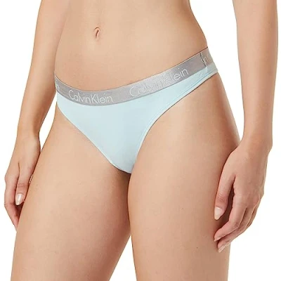 Afbeelding van Calvin Klein Dames String, Aqua Blauw, L