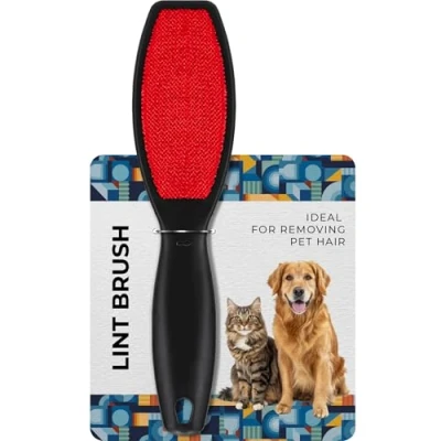 Afbeelding van DecorRack 1 Pack Dubbelzijdige Pluisborstels, Huisdier Haarverwijderaar Borstel voor Kleding en Meubels, Verwijder Katten Hondenbont van Stoffen Tapijt Kleding, Pluisverwijderingsborstel