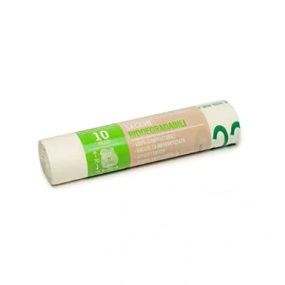 Afbeelding van GALLO, Bio, 75 l, groot, biologisch afbreekbaar en composteerbaar, rol bevat 10 stuks, 70 x cm, l