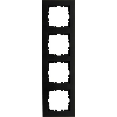 Afbeelding van Kopp HK07 PURE mat zwart 4 voudig afdekraam 4624730
