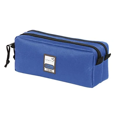Afbeelding van Viquel Teknik pennenetui, 22 cm, blauw