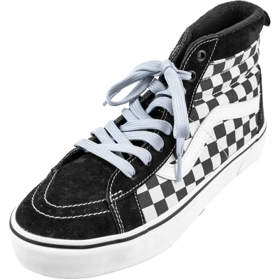 Afbeelding van Feterz Sneakerveters Platte licht grijs schoenveters 140cm 10 mm breed