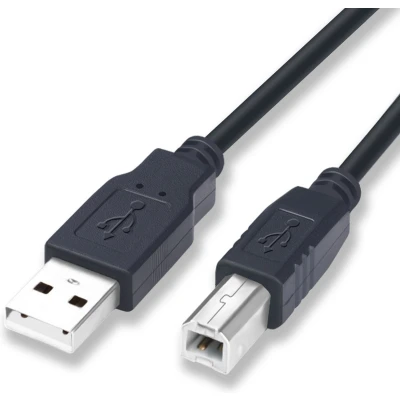 Afbeelding van Printerkabel Printer kabel USB 2.0 3 Meter Zwart