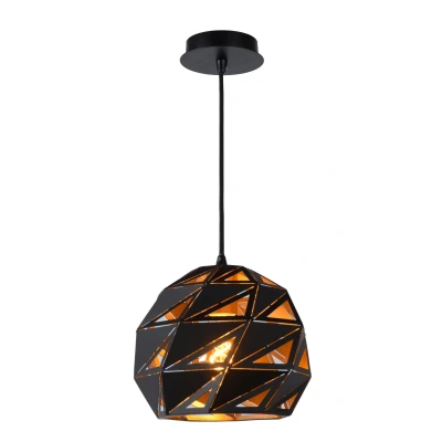 Afbeelding van Lucide MALUNGA Hanglamp Ø 25 cm 1xE27 Zwart