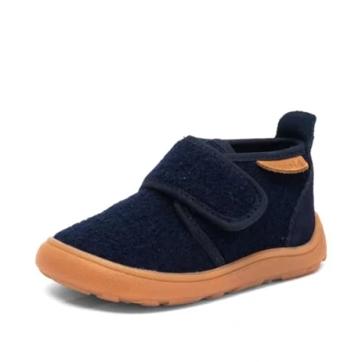 Afbeelding van Bisgaard Uniseks Barefoot Basic Sneakers voor kinderen, Donkerblauw, 22 EU Breed