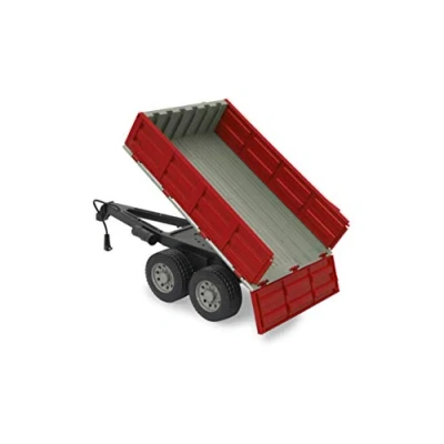 Afbeelding van Remorque Basculante rouge pour RC tracteur 1:16