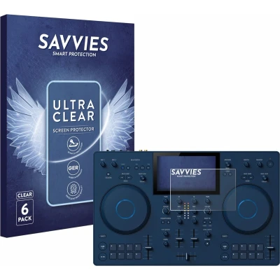 Afbeelding van Savvies Screenprotector voor AlphaTheta OMNIS Duo Folie Beschermfolie transparant (6 Stuks)