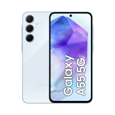Afbeelding van Samsung Galaxy A55 5G 256GB Lichtblauw Los Toestel Simlockvrij 2 Jaar Garantie Geen Verzendkosten &amp; Morgen In Huis Mobiele Telefoon