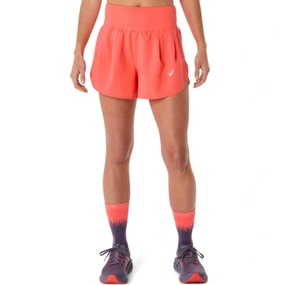 Afbeelding van Asics ROAD Short Korte broeken, Dames, Maat: Large, Coral reef