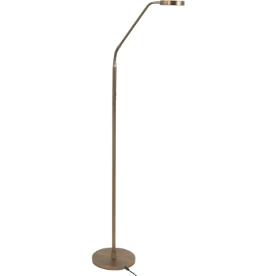 Afbeelding van HighLight LED vloerlamp Comfort, brons, 135 cm metaal CCT dimmer