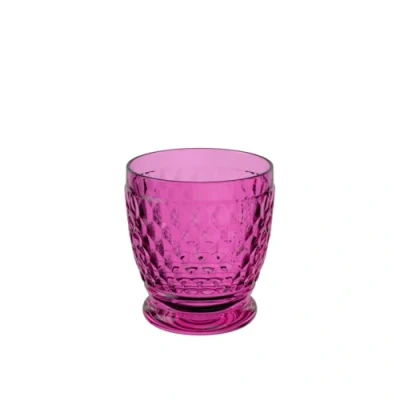 Afbeelding van Villeroy &amp; Boch Boston Berry beker, 200 ml, beker van kristalglas voor warme en koude dranken, vaatwasmachinebestendig, roze
