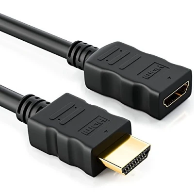 Afbeelding van deleyCON 3m HDMI Verlengkabel Compatibel met 2.0a/b/1.4a UHD 4K HDR 3D 1080p 2160p ARC High Speed Ethernet Zwart