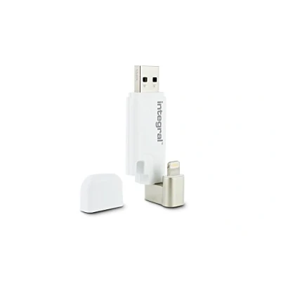 Afbeelding van Integral iShuttle USB 3.0 stick, 32 GB, wit