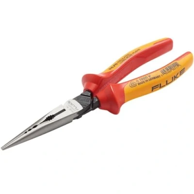 Afbeelding van FLUKE INLP8 geïsoleerde punttang met zijsnijrand, 8 inch, 200 mm, 1000 V 5067232