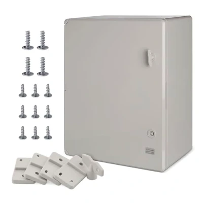 Afbeelding van BOXEXPERT ABS kunststof kast Vloot schakelkast IP65 grijs/transparant (ABS, 500x400x240mm grijs)