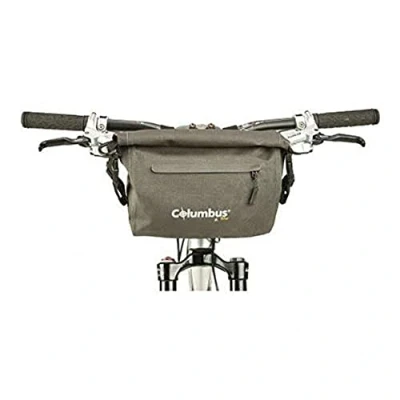 Afbeelding van Columbus BikePacking Waterdichte tas voor de fiets cabrioletfiets in Bandit. Droge stuurzak met rolafsluiting en verstelbare maat tot 3l.