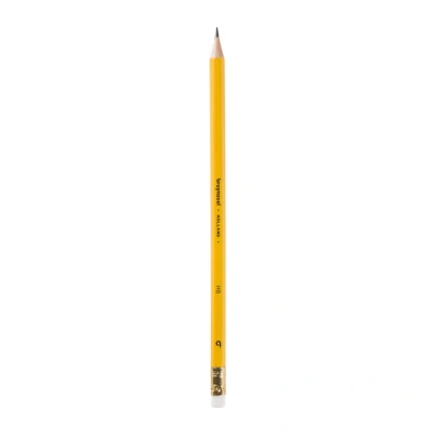Afbeelding van Potlood Bruynzeel 1705K Burotek HB met gum per 12