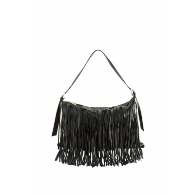 Afbeelding van Next Fringe Shoulder Handtas, Dames, Maat: One Size, Black
