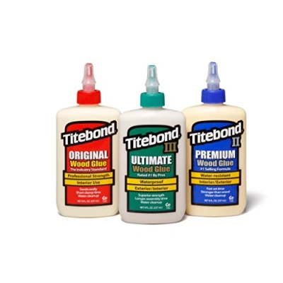 Afbeelding van Houtlijm Titebond set 711 ml originele houtlijm, premium II weerbestendig, Ultimate III waterdicht