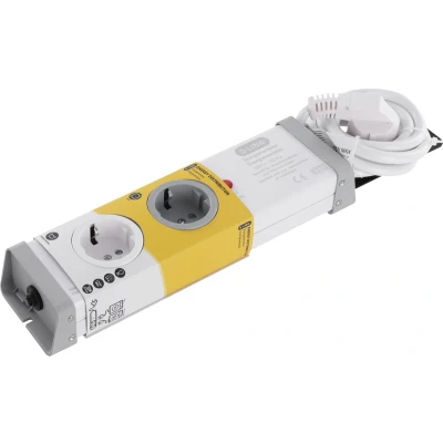 Afbeelding van Q Link stekkerdoos 2 voudig wasmachine/droger 3x1.5 mm2 1.5 m