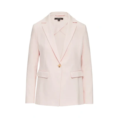 Afbeelding van comma MIT Pattentaschen UND Reverskragen Blazer, Dames, Maat: 34, Perlmuttrosa