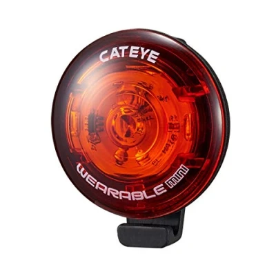 Afbeelding van CatEye Wearable Mini Achterlicht Fiets Fietsverlichting LED Brandduur 550 uur Batterij Drie lichtmodi