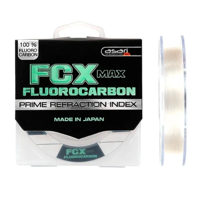 Afbeelding van Asari FCX MAX Transparent Fluorocarbon 100m 0.33mm